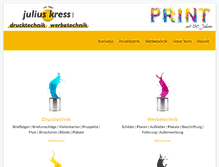 Tablet Screenshot of julius-kress.de